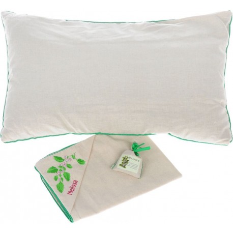 Ароматный подарок "Традиция здоровья" подушка льняная с наволочкой с вышивкой и Ароматравой