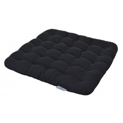 Подушка Уют Премиум с массажным покрытием с гречневой лузгой, черная Smart Textile 