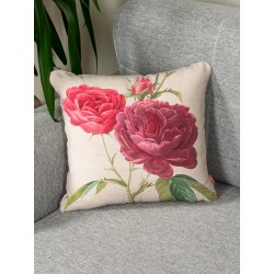 Декоративная подушка на диван "Деко" Роза галльская