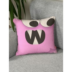 Декоративная подушка на диван "Деко" Стикер розовый